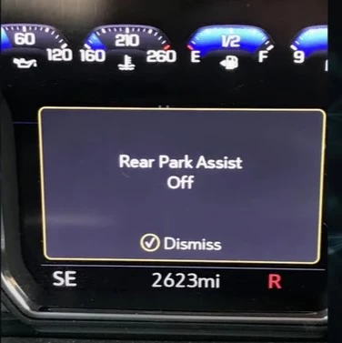 How to Fix the Park Assist Blocked Issue