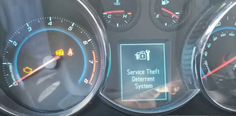 Service Theft Deterrent System Chevy Cruze