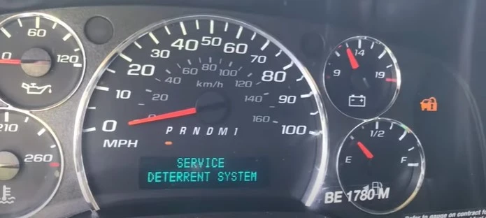 Service Theft Deterrent System Chevy GM