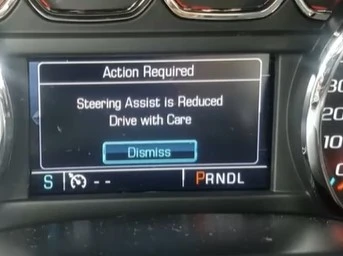 Steering Assist Is Reduced